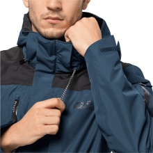 Jack Wolfskin hiking jacket Activate Tour (weatherproof jacket, waterproof, windproof, PFC-free) dark blue Men